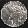 1924-S PEACE DOLLAR AU/BU