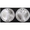 Image 2 : (2) 1 OZ .999 SILVER 2023 XMAS SLED ROUNDS