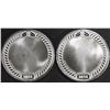 Image 2 : (2) 1 OZ .999 SILV 2023 XMAS SLED & ANGEL ROUNDS