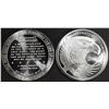 Image 2 : (2) 1 OZ .999 SILVER FLAG & 2ND AMENDMENT ROUNDS
