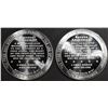 Image 2 : (2) 1 OZ .999 SILVER 2ND AMENDMENT ROUNDS