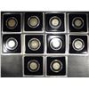Image 1 : (4) 5 MARK & (6) 2 MARK GERMAN SILVER COINS
