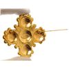 Image 4 : Chanel Gold Metal Lion Cross Brooch
