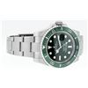 Image 6 : Rolex Mens Stainless Steel Green Dial Oyster Band 40mm "Hulk" Submariner Wristwa