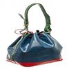 Image 3 : Louis Vuitton Blue Red And Green Epi Leather Noe Shoulder Bag