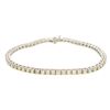 Image 1 : 11.12 ctw Diamond Tennis Bracelet - 14KT White Gold