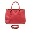 Image 1 : Prada Pink Saffiano Leather Galleria Shoulder Bag
