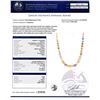 Image 4 : 34.51 ctw Multi-Color Sapphire and 1.89 ctw Diamond 14K Yellow Gold Necklace