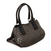Image 2 : Bottege Veneta Black Woven Open Shoulder