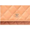 Image 5 : Chanel Pink Patent Leather Wallet on Chain Crossbody Bag
