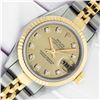 Image 1 : Rolex Ladies 2T 18K Yellow Gold And Stainless Steel Factory Champagne Diamond Wa