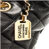 Image 5 : Chanel Black Lambskin Leather GHW Chain Tote Bag