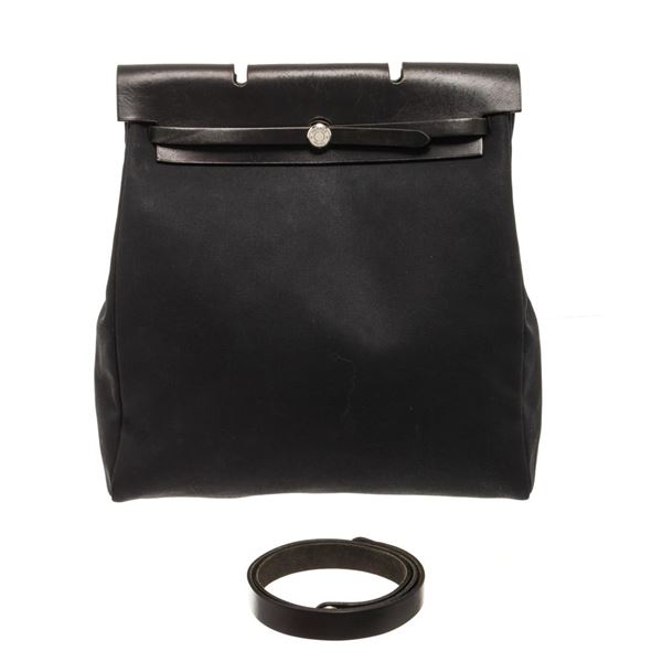 Hermes Herbag GM Crossbody fabric