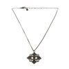 Image 1 : Chanel Silver Gem CC Necklace