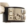 Image 6 : Hermes Black Medor Collier De Chien Bracelet