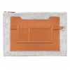 Image 1 : Hermes Gold Epsom Leather Wool TooDoo 37cm Clutch PHW