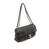 Image 2 : Chanel Black Leather Accordian Flap Bag