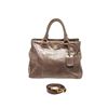 Image 1 : Prada Brown Shine Leather 2Way Satchel Bag