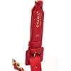 Image 8 : Chanel Red Lambskin Leather Micro Mini Pochette Waist Belt