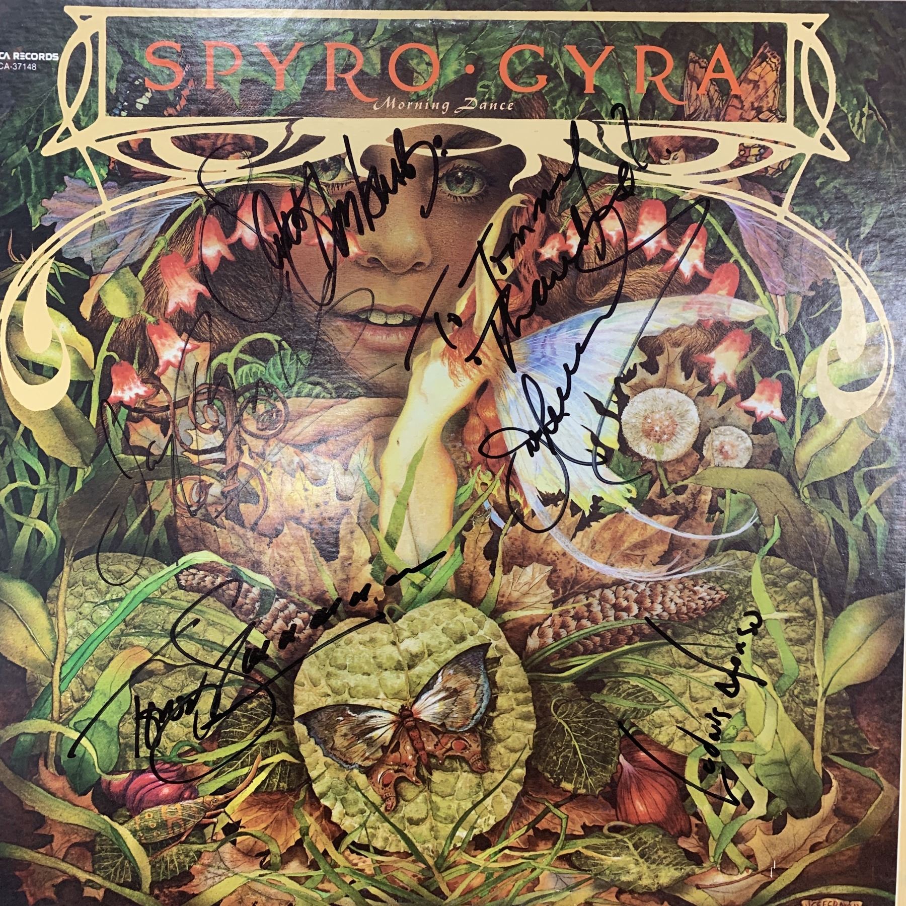 Pyro Gyro Spyro Gyra Morning Dance signed album