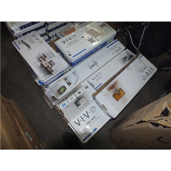 Pallet of Assorted TV Mounts & Monitor Mounts