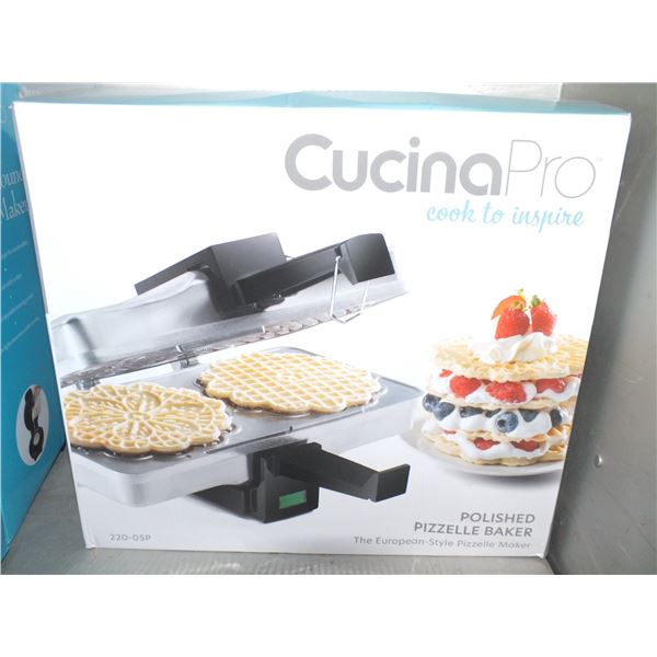 Cucina Pro Polished Pizzelle Baker