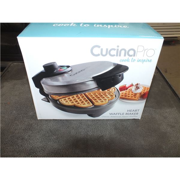 Cucina Pro Heart Waffle Maker