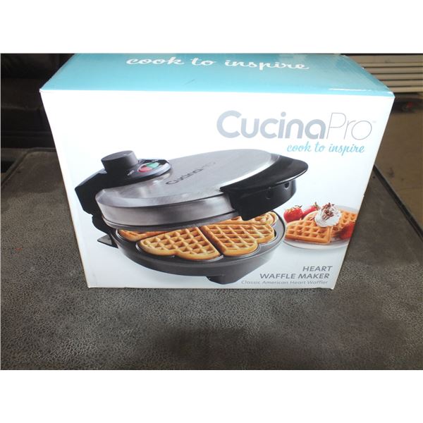 Cucina Pro Heart Waffle Maker