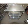 Image 1 : Stainless Steel Catering Cart On Wheels