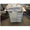 Image 1 : Plastic Storage Cart On Wheels