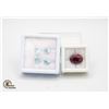 Image 1 : #189-SKY BLUE TOPAZ 3.90CT & RUBY 10.25CT GEMSTONE