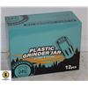 Image 1 : 12PK OF PLASTIC GRINDER JARS