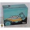 Image 1 : 12PK OF PLASTIC GRINDER JARS