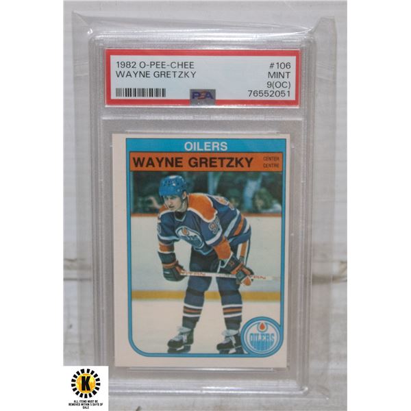 WAYNE GRETZKY PSA 9 GRADED CARD OPC