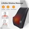 Image 2 : NEW OPEN BOX BORIWAT SHIATSU MASSAGE CUSHION WITH