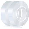 Image 1 : 4 ROLLS OF EZLIFEGO DOUBLE SIDE CLEAR TAPE