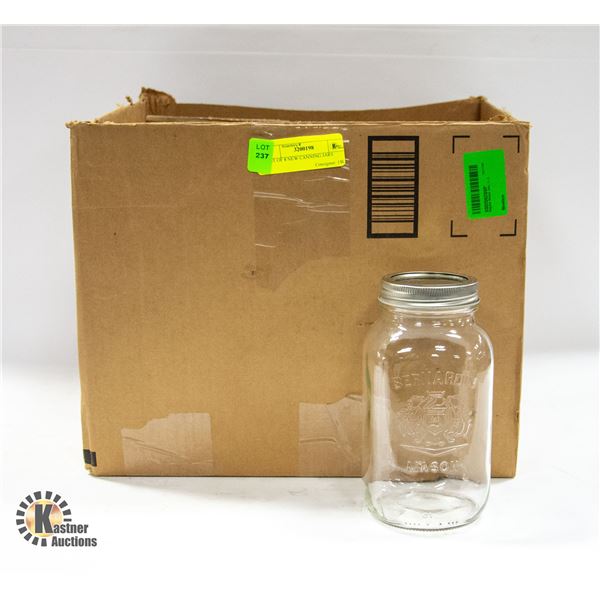 LOT OF 8 NEW CANNING JARS
