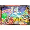 Image 1 : RICK AND MORTY 24 X 36" ADHESIVE WALL PAPER MURAL