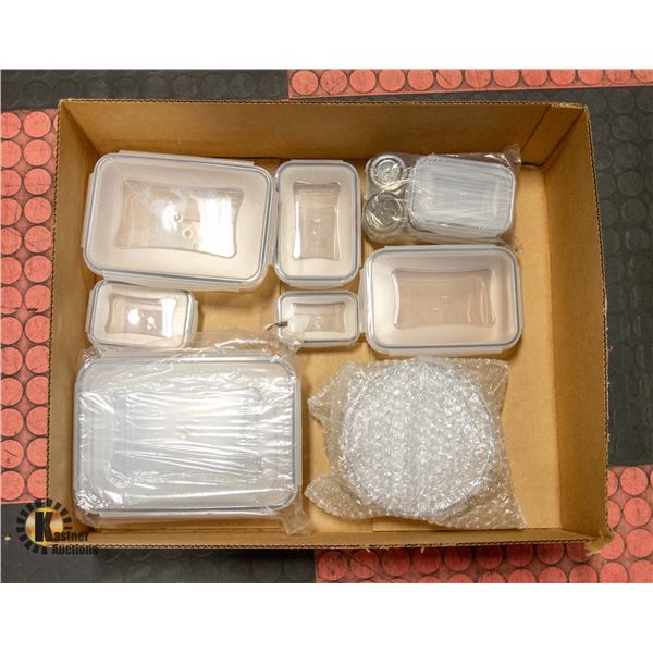 NEW REPACK 38PCS TUPPERWARE CONTAINER SET, CLEAR