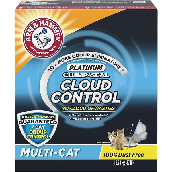 NEW ARM & HAMMER CLUMP & SEAL CLOUD CONTROL MULTI-