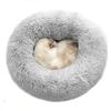 Image 1 : NEW GRAY DONUT PET BED - SMALL / MEDIUM