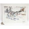 Image 1 : LTD. EDITION NUMBERED PRINT "SLED DOG TEAM"