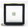 Image 1 : ONE ASSCHER MODIFIED CUT VERY LIGHT GREEN