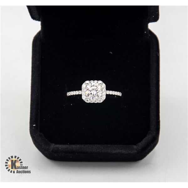 GRA CERTIFIED MOISSANITE 1.00 CARAT CENTER