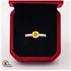 Image 1 : GRA CERTIFIED MOISSANITE GOLDEN YELLOW