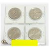 Image 2 : 1970, 1976, 1980, 1984 CANADA DOLLAR COINS