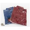 Image 1 : NEW SHIRTS 1DENIM/1 BURGUNDY SIZE M