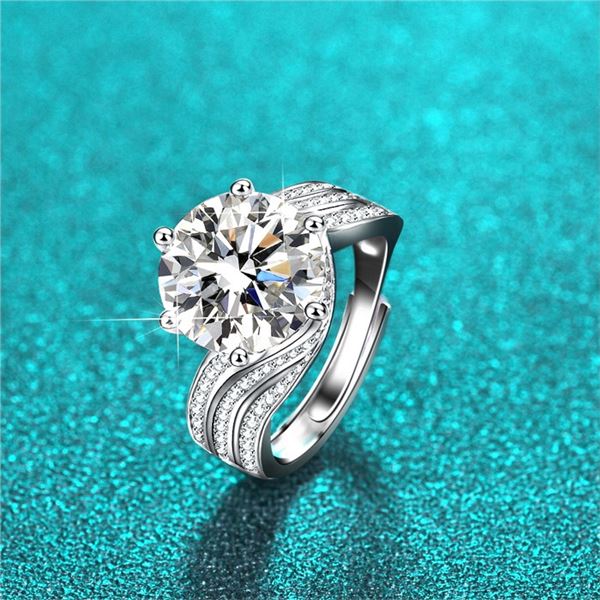 5 CT GRA CERTIFIED MOISSANITE 925 SILVER