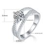 Image 2 : 1 CT GRA CERTIFIED MOISSANITE 925 STERLING SILVER