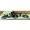 Image 1 : NEWLY ASSEMBLED LT LIGHTS 3 LIGHT PULLEY PENDANT